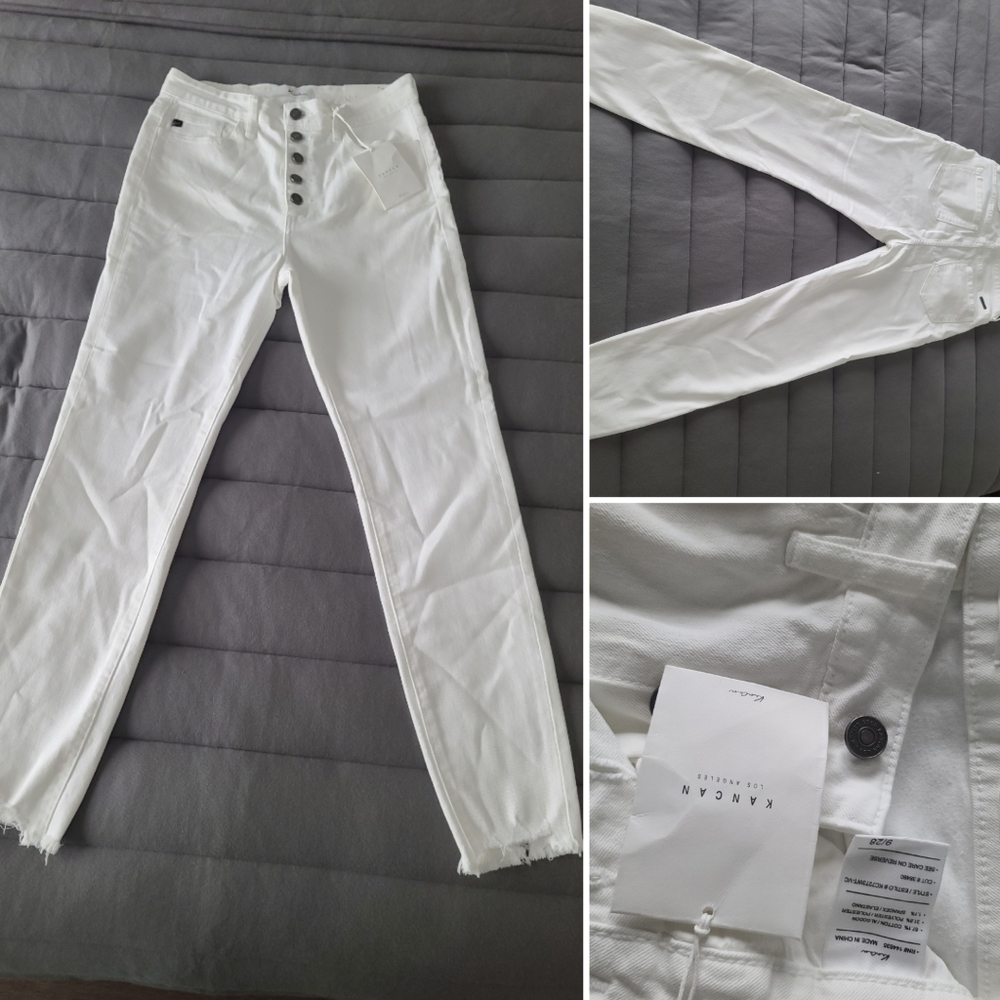 KanCan - Button-Up, Frayed Denim